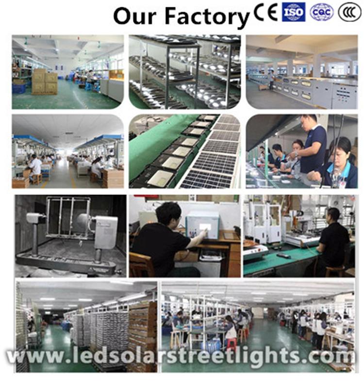 production process of solar motion sensor flood lights