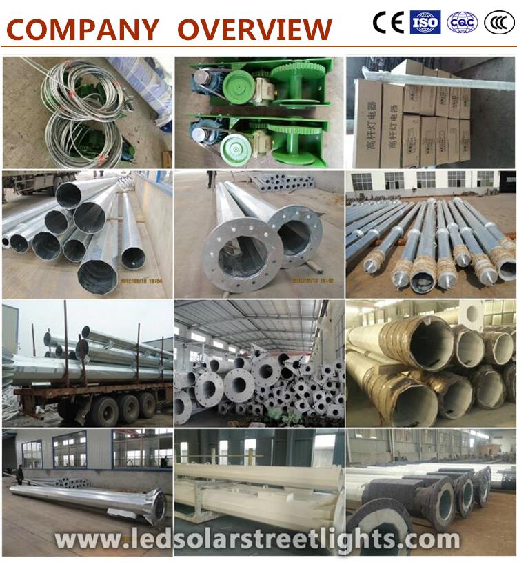 Production Process of Flood Light Pole