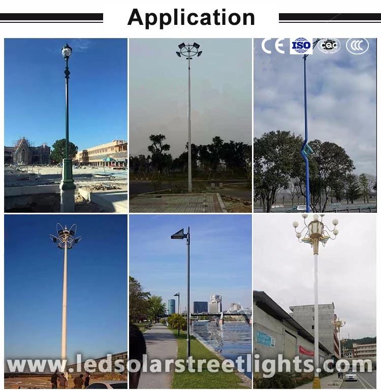 applied of swaged pole