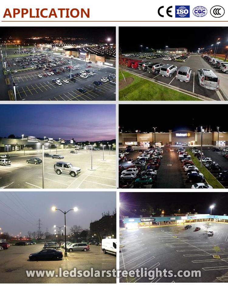 Application of 1000W LED Parking Lot Lights